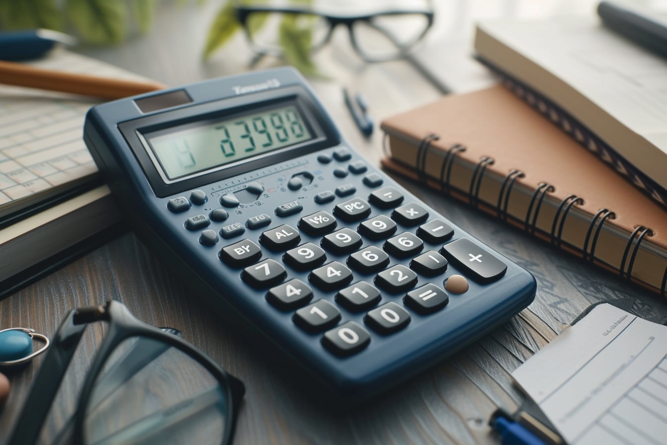 Calculatrice graphique TI-83 affichant une formule mathématique enregistrée dans le menu Y=