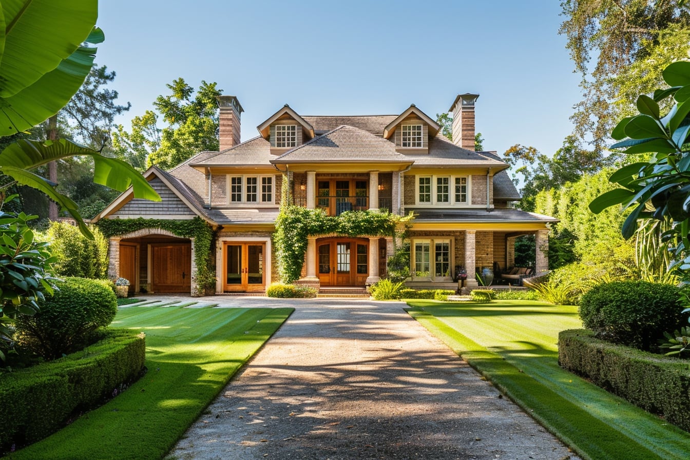 Maison en pierre avec garage indépendant et grande dépendance rénovable dans un jardin