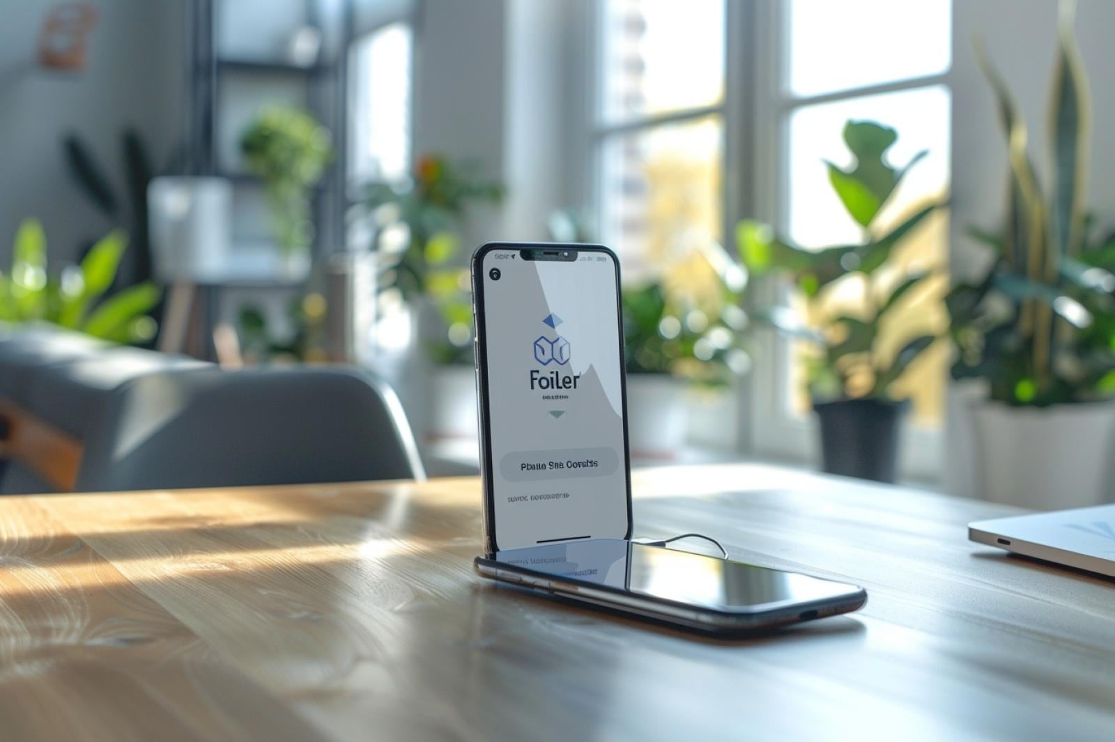 Conseillère utilisant un logiciel d’appels en ligne avec fiches clients et tableau de bord collaboratif